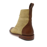 Sand Cap-toe Boots