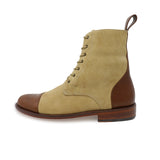 Sand Cap-toe Boots