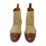 Sand Cap-toe Boots
