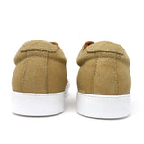 Sand Distressed Low-Top Sneakers