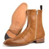 Caramelo Side Zip Boot