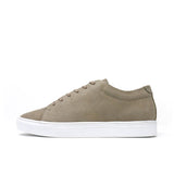 Gris Pardo Distressed Low-Top Sneakers