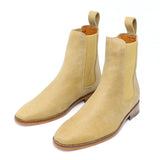 Sand Distressed Chelsea Boot