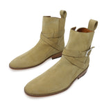 Sand Jodhpur Boots