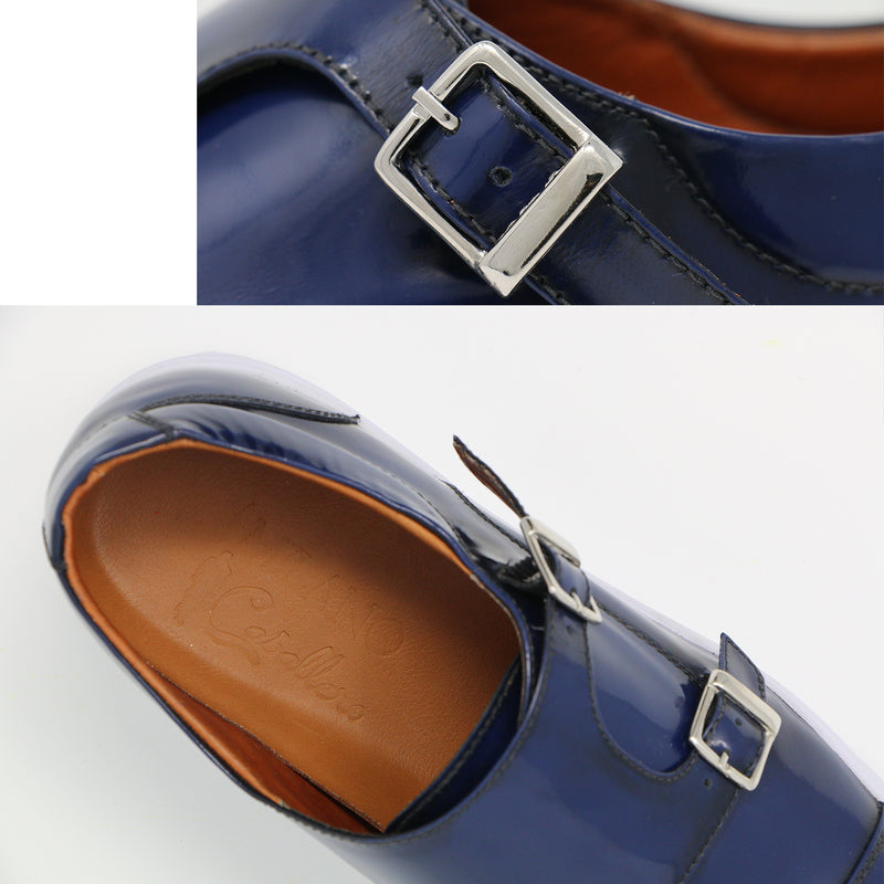 Midnight Double Monk Strap Sneakers